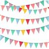Baby Shower Compleanno for festa Colorato Tirare Bandiera 12 17x 12.5cm 1PC 4M