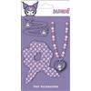CERDÁ LIFE'S LITTLE MOMENTS Hello Kitty Kuromi Beauty Accessory Set Tweezers, Scrunchie and Necklace Kit f