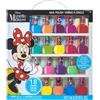 Townley Girl Minnie Mouse Set di smalti per unghie per bambine da 18 pezzi, a base d'acqua, a