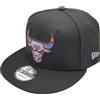 New Era Chicago Bulls Sidepatch Black Snapback Cap 9fifty OSFA Limited Edition
