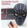 Maschera Spiderman Occhi Elettrici Telecomando Rosso Nero Casco Elmo Cosplay