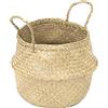 Compactor BELLY Cesto in Seagrass Naturale, Raccolta BELLY, 35x35x32(h) cm, RAN8406