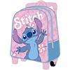 CERDÁ LIFE'S LITTLE MOMENTS Zaino per bambini Trolley Scuola di Stitch - Colore Rosa - 25 x 10 x 29 cm - Realizzato in poliestere - Con chiusura a zip - Stampa Stitch - Prodotto originale progettato in Spagna, Rosa, Estándar,