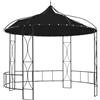 vidaXL Gazebo 300x290 cm Antracite Rotondo