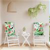 vidaXL Cuscini per Sedie 2 pz Multicolori 120x50x3 cm in Tessuto