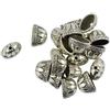 20 Pezzi D'argento Tibetano Grande Peltro Caps Beads Flower Focali Monili Che