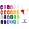 Airtailors Segnabicchiere Silicone 24 colori,Segna Bicchieri
