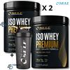 Self Omninutrition SELF Iso Whey Premium 1 Kg x 2 = 2 Kg - Proteine Isolate Senza Lattosio + Shaker
