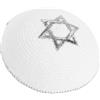 Cappello Da Preghiera Kippah Stella Ricamata Uomini Yarmulke Ricamati