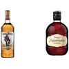 Captain Morgan Original Spiced Gold Rum, 1L & Pampero Aniversario Rum - 700 ml