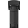 ABUS Lucchetto pieghevole Bordo Granit 6500K con porta lucchetto SH - Lucchetto per bicicletta con cilindro XPlus per un'elevata protezione contro le manomissioni - Lunghezza 120 cm, nero