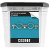 Scell-it ESSBOX SCELL-IT - Morsetto idraulico doppio standardØ 22 mm - Ø 7 mm x 150 mm - Confezione da 25 - EX-93211122, pali esagonali, coperchi rimovibili, scatole impilabili