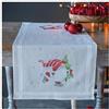 VERVACO Kit Punto Croce Prestampato Centrotavola GNOMI DI NATALE Biancheria Da Tavola Set Fai Da Te Creativo 40 x 100 cm Kit Hobby Creativi Adulti Casa Decor Cross Stitch Runner