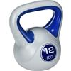 Altro Kettlebell 12kg in PU e Sabbia con Base Piatta e Impugnatura per Stacchi, Squat