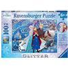 Ravensburger Disney Frozen: Glitzernder Schnee. Glitter Puzzle 100 Teile XLL