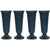 4 Pcs Vaso Per Tomba Da Cimitero Floreale Fioriera in Urna Di Plastica