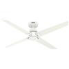 Hunter 132cm Ventilatore da Soffitto con Telecomando Cordelia Bianco Senza Luce