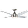 Hunter Ventilatore da Soffitto con Luce Sonic Nichel Soggiorno Telecomando