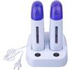 JOD Joody - Scaldasalviette a cera professionale elettrico, doppia cartuccia,