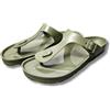 BIRKENSTOCK Sandali da uomo unisex Birkenstock Gizeh Khaki infradito in gomma taglia 45
