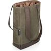 PICNIC TIME Legacy - a Picnic Time Brand Borsa termica per vino in tela cerata invecchiata per 2 bottiglie