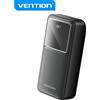 Vention Powerbank Vention - 30000mAh - Ricarica rapida 22,5W - USB-C/USB-A - Schermo LED