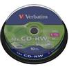 Verbatim CD-RW 12x 700 MB 10 pz