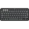 Logitech Tastiera Wireless Logitech Pebble Keys 2 K380s Qwerty in Spagnolo Nero Grigio Gr