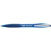 BIC Atlantis Soft Blu Penna a sfera retrattile a clip Medio 12 pz (Bic Atlantis