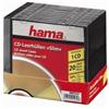 Hama 00011432 custodia CD/DVD Nero Trasparente