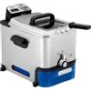 Tefal Oleoclean Pro Inox & Design FR8040 Singolo 3,5 L 2300 W Nero, Acciaio inox