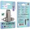 09F04EA Hoco Chiavetta Ud15 Usb 3.2 Usb-c Pen Drive 32gb Per Honor X40 Gt Racing X5 Plus