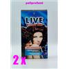 Schwarzkopf 2 X Schwarzkopf live tinta n 96 color rosso nero