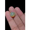 Cabochon rotondo opale di fuoco etiope naturale