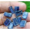 Lotto 10 pezzi misura 10-12 mm ottima pietra preziosa sfusa grezza cianite bl...