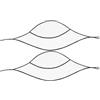 2 PCS Cappelli Antipioggia in Plastica Per Donna Cappello Da