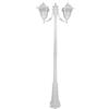 - Senza marca/Generico -, Nobrand Lampione New York H 200 cm 2 Luci Bianco