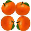 4 PC Simulazione Ornamento arance artificiali Decor fotografia