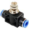 RS PRO Regolatore di flusso, diametro tubo 6 mm, 9,9 kgf/cm², 990 kPa, confezione da 10 pezzi