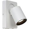 LUCIDE NIGEL - Faretto da parete - LED - GU10-1x5W 3000K - Con punto di ricarica USB - Bianco