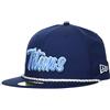 New Era Tennessee Titans Official NFL Sideline Home 59Fifty Fitted cap, Cappellino da Uomo, Blu Scuro, 6 7/8