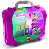 Multiprint Valigetta Travel Set Shimmer & Shine, Made in Italy, Album da Colorare, con Puzzle e Matite, Set Timbrini Bimbi, in Legno e Gomma Naturale, Inchiostro Lavabile Atossico, Idea Regalo, 42949