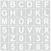 Dtoterul Stencil per Lettere Dell'alfabeto 36 Pezzi Stencil con Numeri e L