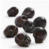 Creativ Perline Howlite D: 12 mm nero teschio 32 pezzi