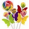 Summer-Ray.com Summer-Ray 100 etichette colorate in feltro a forma di farfalla per lec