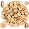 BetterJonny - Set di 100 dischi in legno rotondi sotto 3 cm con foro cerch
