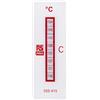 RS PRO Strisce di misurazione della temperatura 116 °C / 154 °C 8 intervalli di misurazione verticali, L. 18 mm, larghezza 51 mm, confezione da 10 pezzi