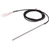 RS PRO PT100, termometro di resistenza in acciaio inox, Ø 4,5 mm x 200 mm, -50 °C → +250 °C, cavo da 2 m