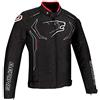 BERING Giacca da moto Guardian nero bianco rosso