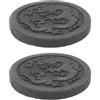 2 Pcs Muffa Da Sfregamento Strumento Per Fatto Mano Arte Cultura Cinese